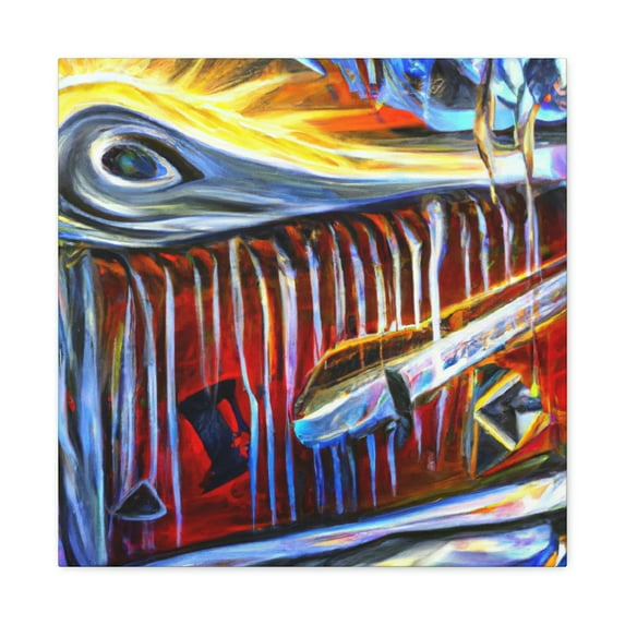 Harmonica Through Expressionism - Canvas