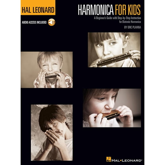 Harmonica for Kids - A Beginner's Guide with Step-By-Step Instruction for Diatonic Harmonica (Book/Online Audio), (Paperback)