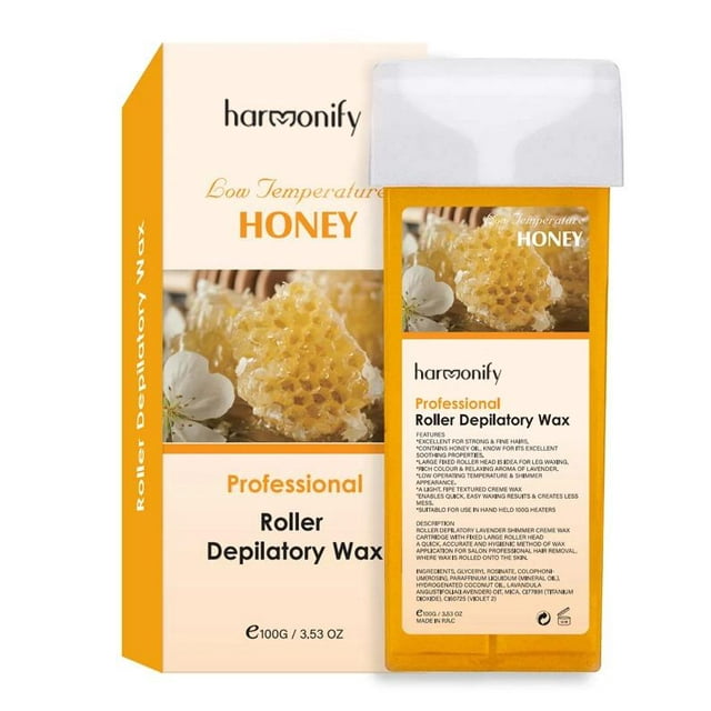 Harmonify, Honey Hair Removal Depilatory Hair Removal Wax Roller For Body Waxing, Leg And Arms