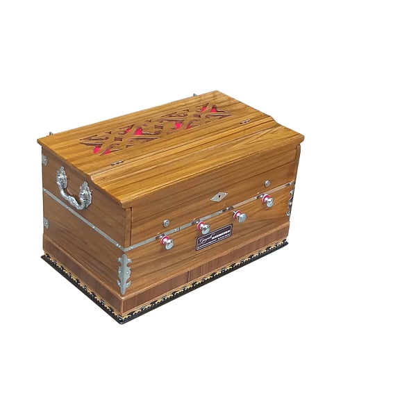 Harmonium~2 Octaves~4 Stops~Double Reeds~440 Hz~32 Keys~7 Fold Bellow~Bhajan~Kirtan