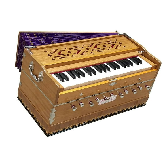Harmonium~3.5 Octaves~440 Hz~9 Stop~42 Keys~7 Fold Bellow~Studio~Concert~Kirtan