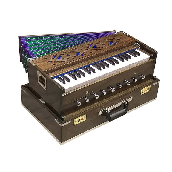 Harmonium Traveler~3 Octave~9 Stops~Double Reeds~42 Keys~440 Hz