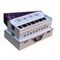 thumbnail image 1 of Harmonium White~Traveler~3.5 Octave~9 Stops~Double Reeds~440 Hz~7 Fold Bellow, 1 of 12