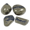 thumbnail image 1 of Harmonize 4 Pieces Pyrite Tumbled Assorted Size Natural Reiki Healing Stones, 1 of 7