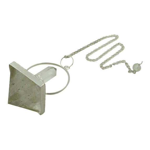 Harmonize Crystal Quartz Stone Pyramid Pendulum Dowsing Reiki Healing Crystal Spiritual Energy Generator