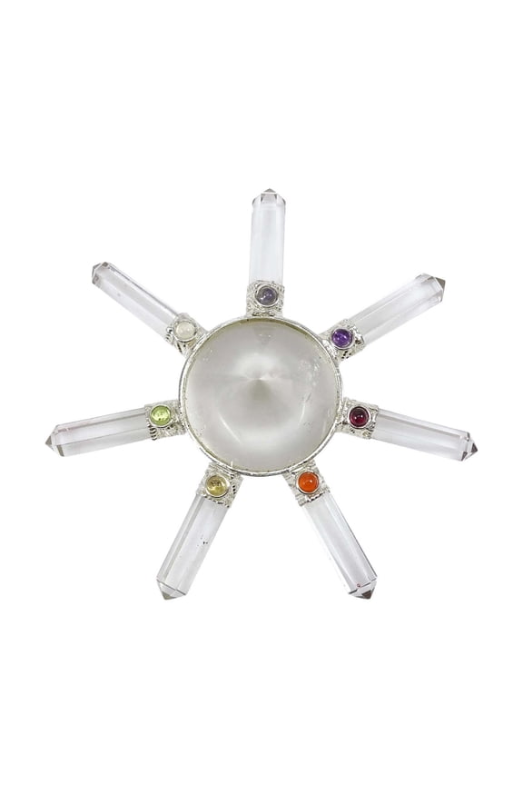 Feng Shui Energy Generator Quartz Pyramid Chakraspiritual Reiki Healing Crystal