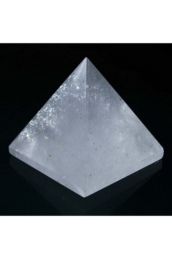 Indian Crystal Quartz Pyramid Reiki Healing Crystal Feng Shui Energy Generator