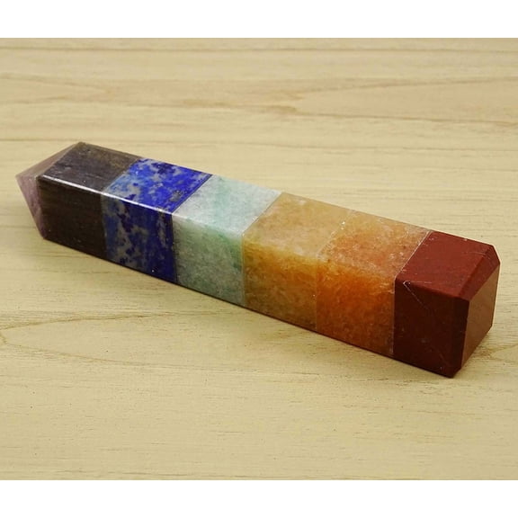 Harmonize Obelisk Tower Multi-Stone Reiki Healing Crystal Balancing Gemstones DÃ©cor