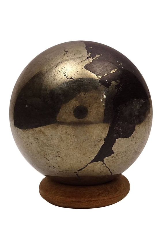 Pyrite Stone Mini Sphere Ball Energy Balancing Reiki Healing Stone Table Decor