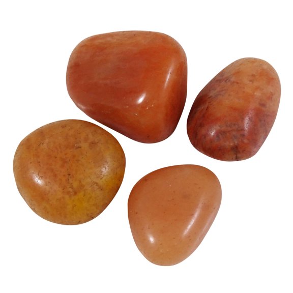 Harmonize Red Avanturine Stone Tumbled Assorted Size Natural Reiki Healing Stones- 4 Pieces