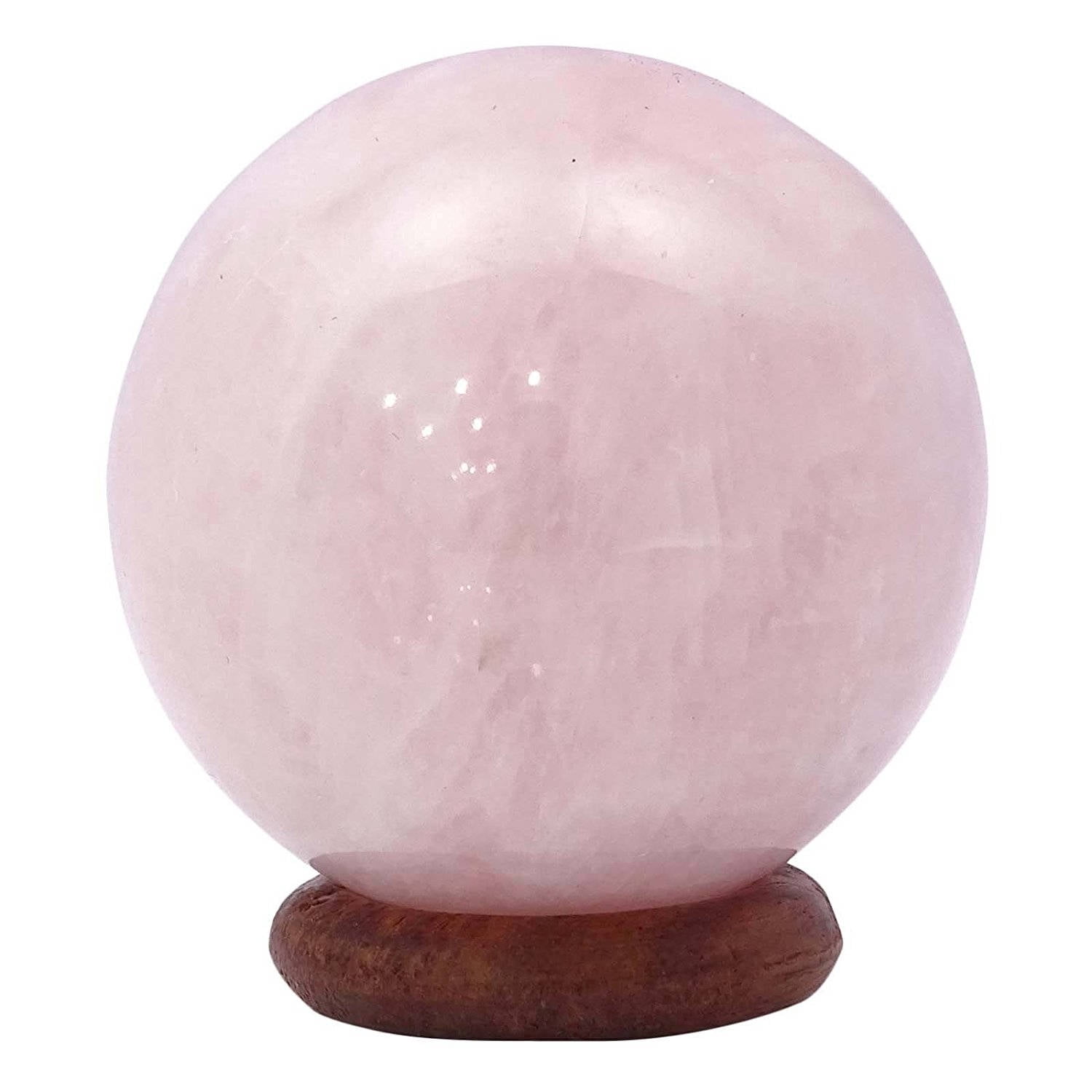 Harmonize Rose Quartz Stone Sphere Ball Reiki Healing Stone Balancing Spiritual Gift Office Table Decor