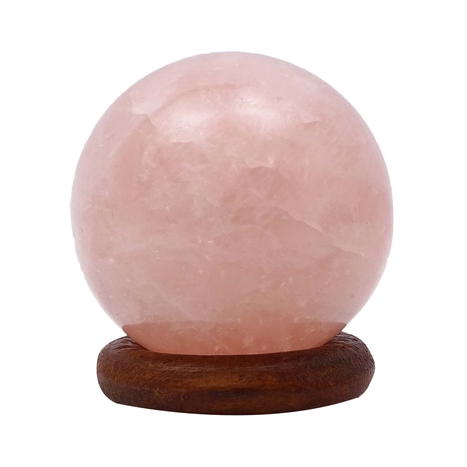 Harmonize Rose Quartz Stone Table Decor Ball Meditation Balancing Reiki Healing Stone