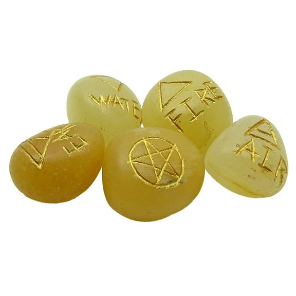 Harmonize Set Of 5 Aventurine Elemental Quarter Reiki Healing Stone Spiritual Energy Generator