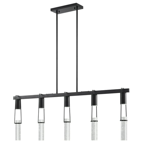Harmony 5 Light Chandelier Matte Black Finesse Decor