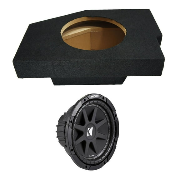 Harmony Accessory Master Custom Fits Quad Cab Truck 10" Powered Kicker Sub Box Comp C10