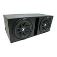 thumbnail image 1 of Harmony Accessory Master Dual 15" Kicker Comp C15 Sub Box Enclosure 2 Ohm, Car Speakers, Black, 1 of 5