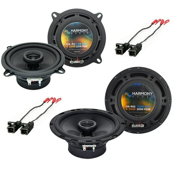 Harmony Accessory Master High Efficient Adjustable Car Speakers with Harmony Audio, PP Black