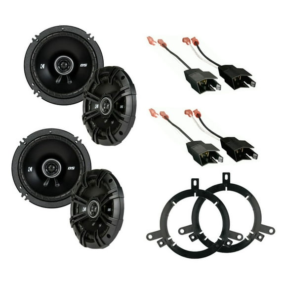 Harmony Accessory Master Kicker 6.5" Coaxial Car Speakers, 50W RMS, 100W Peak, DSC65 Package
