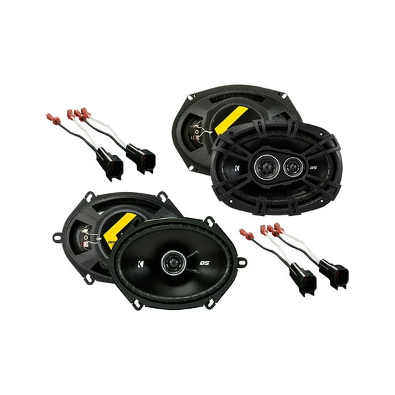 Harmony Accessory Master Upgrade Kicker Package Speaker, 70 Watt 35 Watt, Black, DSC68 DSC693