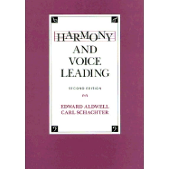 Pre-Owned Harmony and Voice Leading (2nd Edition) (Hardcover) 0155315196 9780155315198