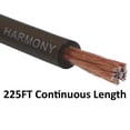 thumbnail image 1 of Harmony Audio 8 Gauge 8GA Car Stereo Matte Black Power Cable Amp Wire - 225 FT, 1 of 2