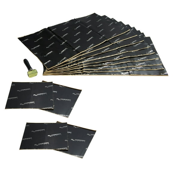 Harmony Audio Car Sound Dampening Bulk Kit (18 x 32) 9 Sheets + Speaker Kit Pack