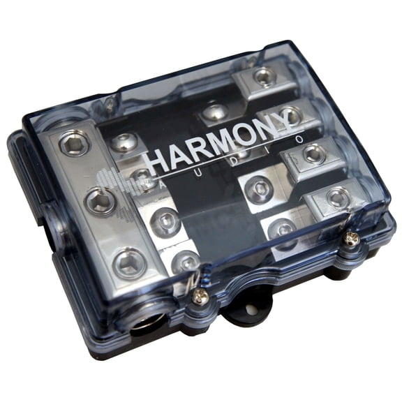 Harmony Audio HA-MIDIFD4 Car 4-Way Mini ANL MIDI Fused Distribution Block - New