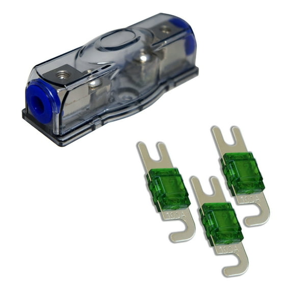 Harmony Audio HA-MIDIFH Car Marine Stereo Mini ANL MIDI Fuseholder 100 Amp Fuses