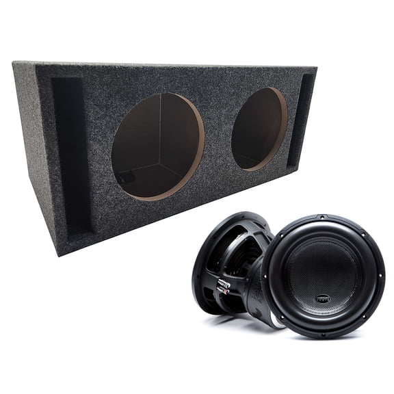 Harmony Audio HA-ML122 Competition Loaded Dual 12" Sub 6000W Vented SPL Sub Box