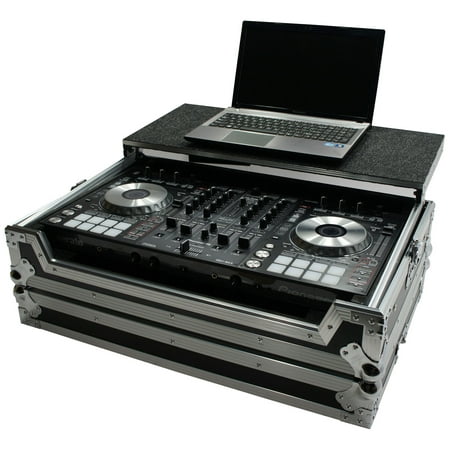 Harmony Audio HCDDJSXLT Flight Glide DJ Case with Laptop Stand Tray for Pioneer DDJ-SX2