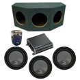 thumbnail image 1 of Harmony Audio R104 Triple 10" Subwoofer Loaded 1500 Watt Sub Box & CXA800.1 Amp, 1 of 3