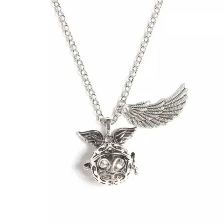 Harmony Ball Cage Leather Silver Locket Angel Caller Sound Pendant