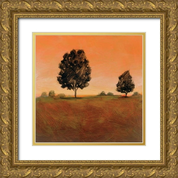 Harmony, Brett 15x15 Gold Ornate Wood Framed with Double Matting Museum Art Print Titled - Equinox