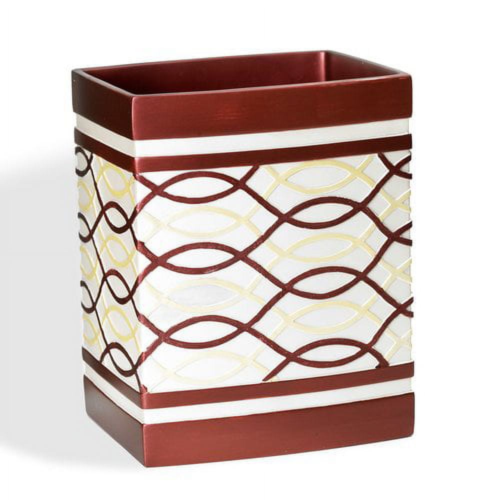Harmony Burgundy Waste Basket