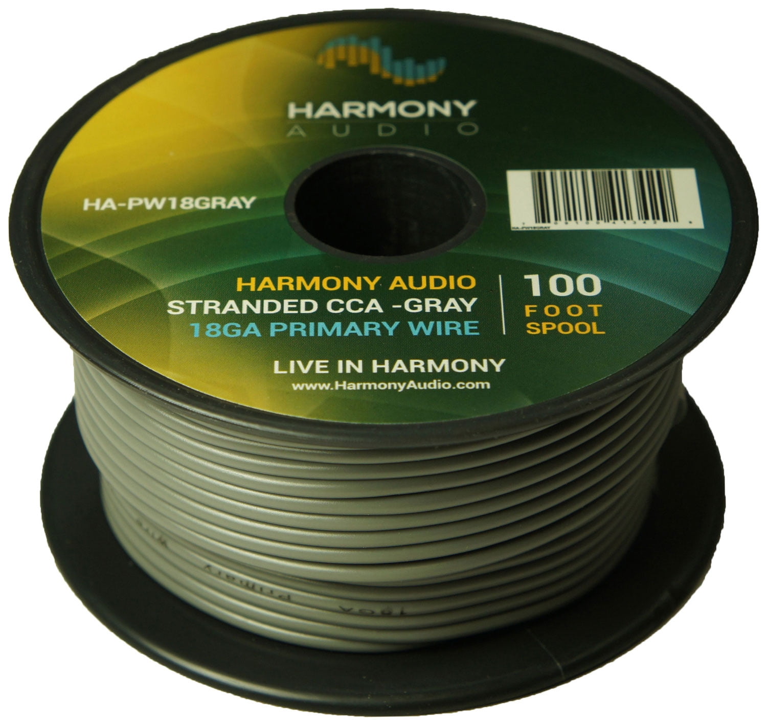 Harmony Audio HA-PW16BLUE Primary Single Conductor 16 Gauge Blue Power Or Ground Wire Roll 100 Feet Cable For Car Audio Trailer Model Train Remote Ha Pw16blue