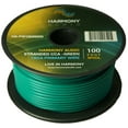 thumbnail image 1 of Harmony Car Primary 18 Gauge Power or Ground Wire 100 Feet Spool Green Cable New, 1 of 3