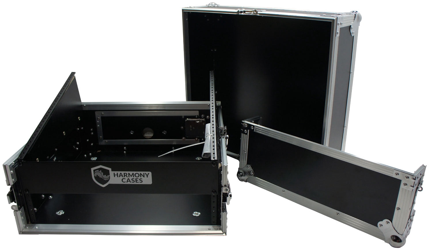 Harmony Case HCM2U DJ Pro Audio 10U Slant Top 4U Vertical Mixer Rack ...
