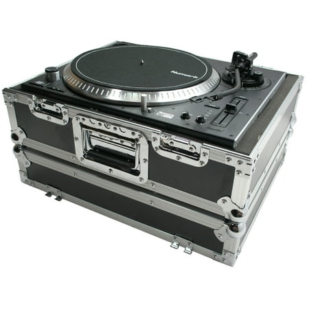 Harmony Cases HC1200E Flight Foam Lined DJ Turntable Custom Case fits Denon 3700