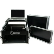 Harmony Cases HCM4ULT Professional Grade DJ Laptop Glide Rack Case, 49.5 lbs