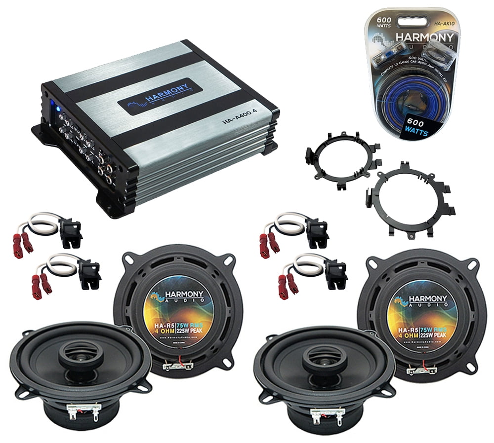 Harmony Audio Speaker Package For Chevy Silverado 2007 Classic | HA-R5 5.25" 225W & HA-R46 4x6" 120W Speakers With Harness & Adapters