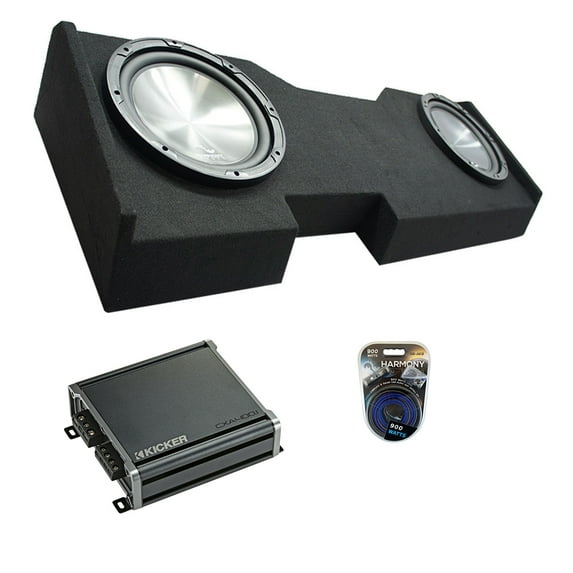 Harmony Chevy Silverado 2014-2018 HA-R104 10" Sub, 46CXA4001 800W Amp & Sub Box