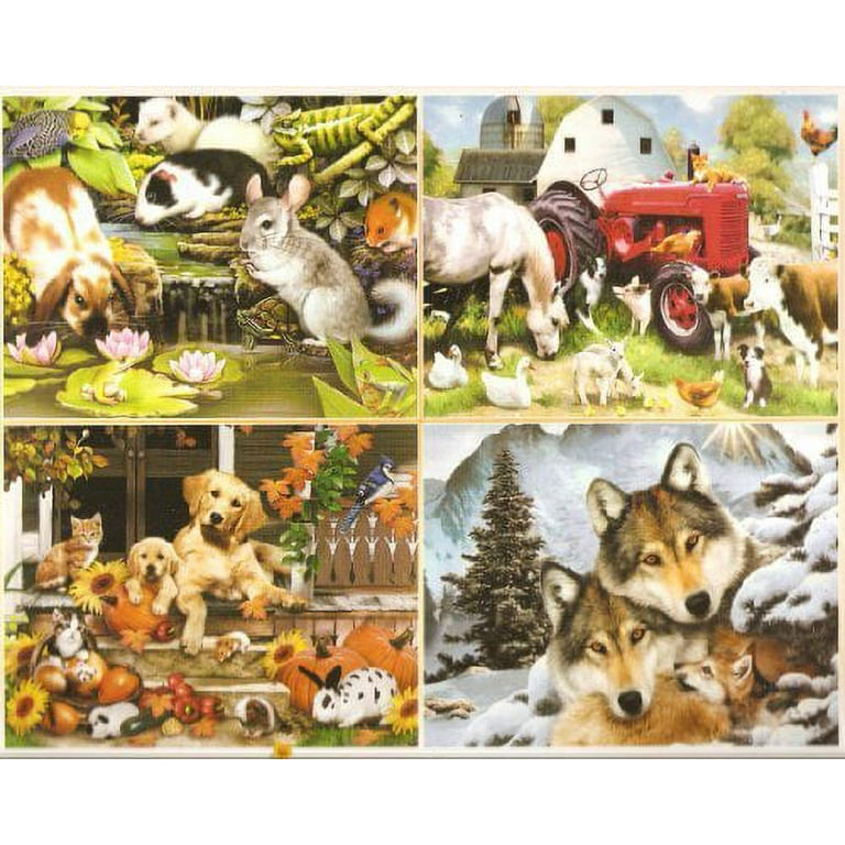 Harmony Collection Four 500 Piece Jigsaw Puzzles by Artist