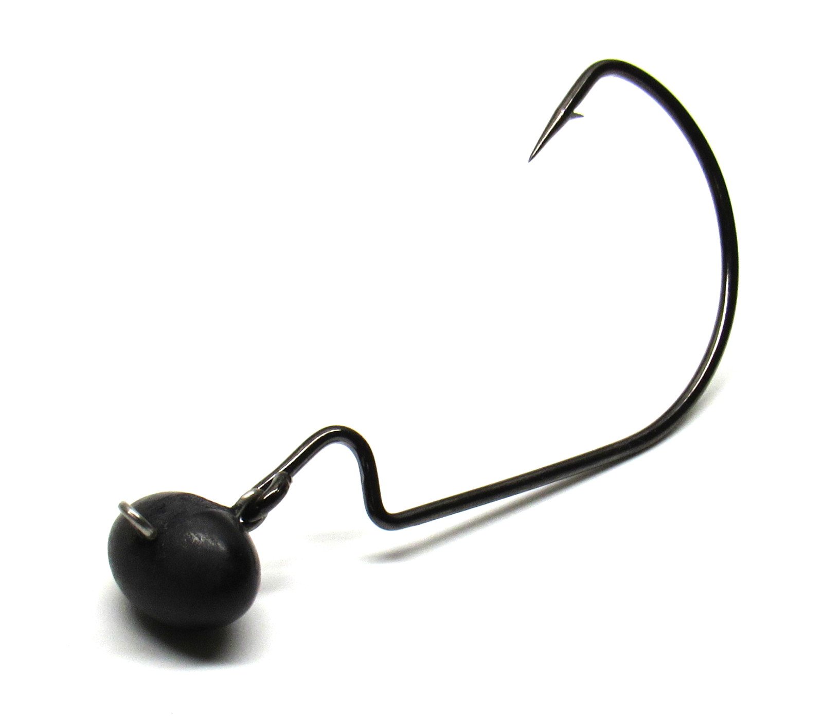 Harmony Fishing Tungsten Swing Football Jigs [Pack of 3 w/ 10 Bait Pegs] swinging football