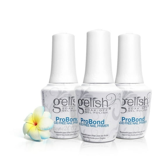 Harmony Gelish Pro Bond Acid Free Acrylic Primer Probond 0.5oz x 3 pcs