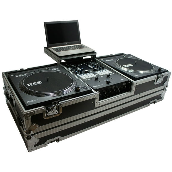 Harmony HC2T1272WLT DJ Battle Coffin for (2) Rane 12 Turntables & Rane 72 Mixer