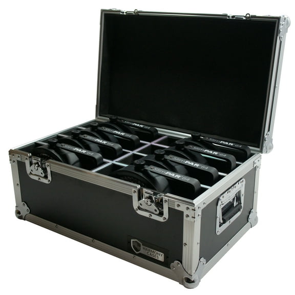 Harmony HC8SLIMPAR64 Lighting 8 Space Slimpar Can Light Flight Custom Case New