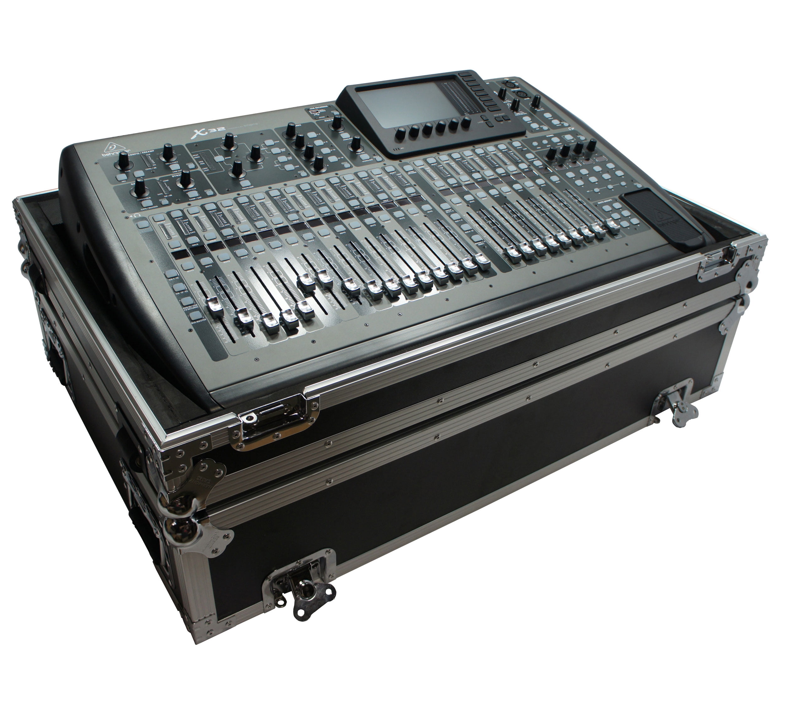 Harmony Audio Flight Case For 5" Studio Monitors - Compatible With KRK Rokit 5, Heavy Duty Transport Case