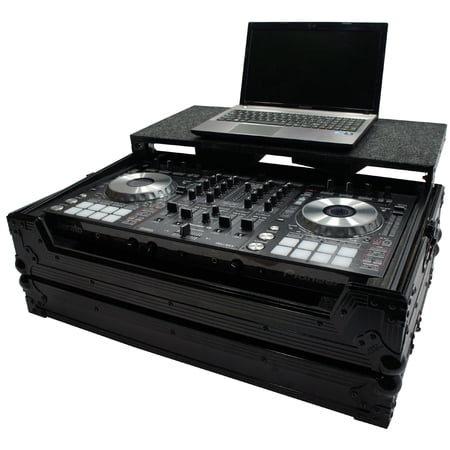 Harmony HCDDJSXLTBK Flight Glide Laptop Stand DJ Custom Case for Pioneer DDJ-RX
