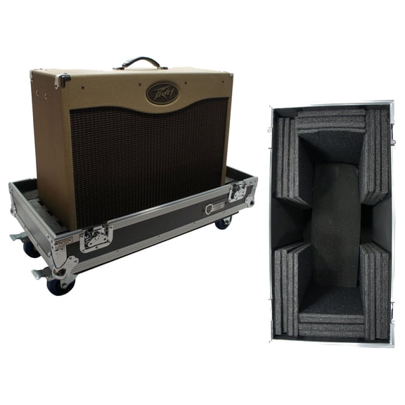 Harmony HCGC212C Universal 2X12 Electric Guitar Combo Amp Rolling Flight Case