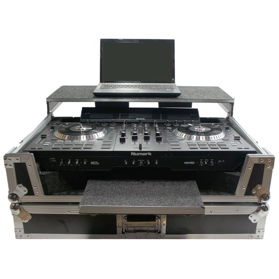 Harmony HCNS7LTWFXTR Flight Glide Laptop Stand Combo DJ Custom Case Numark NS7